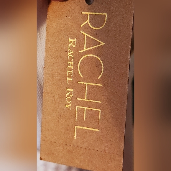 RACHEL ROY Jumpsuit sz 10 in white Capri length - Picture 5 of 8